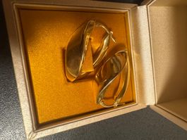 Boucles d’oreilles, or jaune