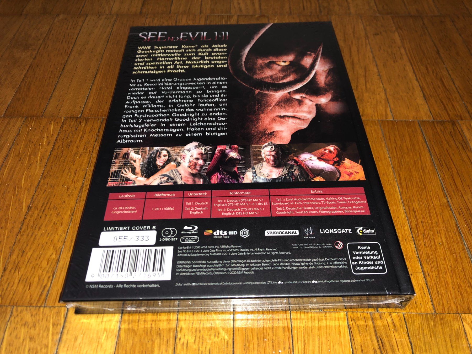 Alle DVDs: See No Evil 1&2 - MEDIABOOK - B - UNCUT – Neu und originalverpackt aus Basel von havsok 1