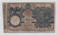 LIRE 5 VITTORIO EMANUELE III - 21.01.1911 - ITALIA