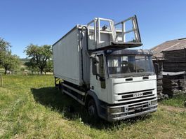 Occasion Iveco Scheren-Hebebühne LKW mit Containeraufbau