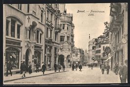 Basel, Ortspartie an der Freienstrasse