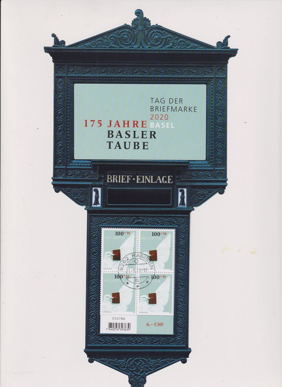 Alle Briefmarken: Baslertaube Kleibogen gest. und postfrisch** – Gebraucht aus Bibern SH von Heinibuehrer 1