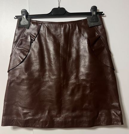 Sandro – Lamb leather pencil skirt