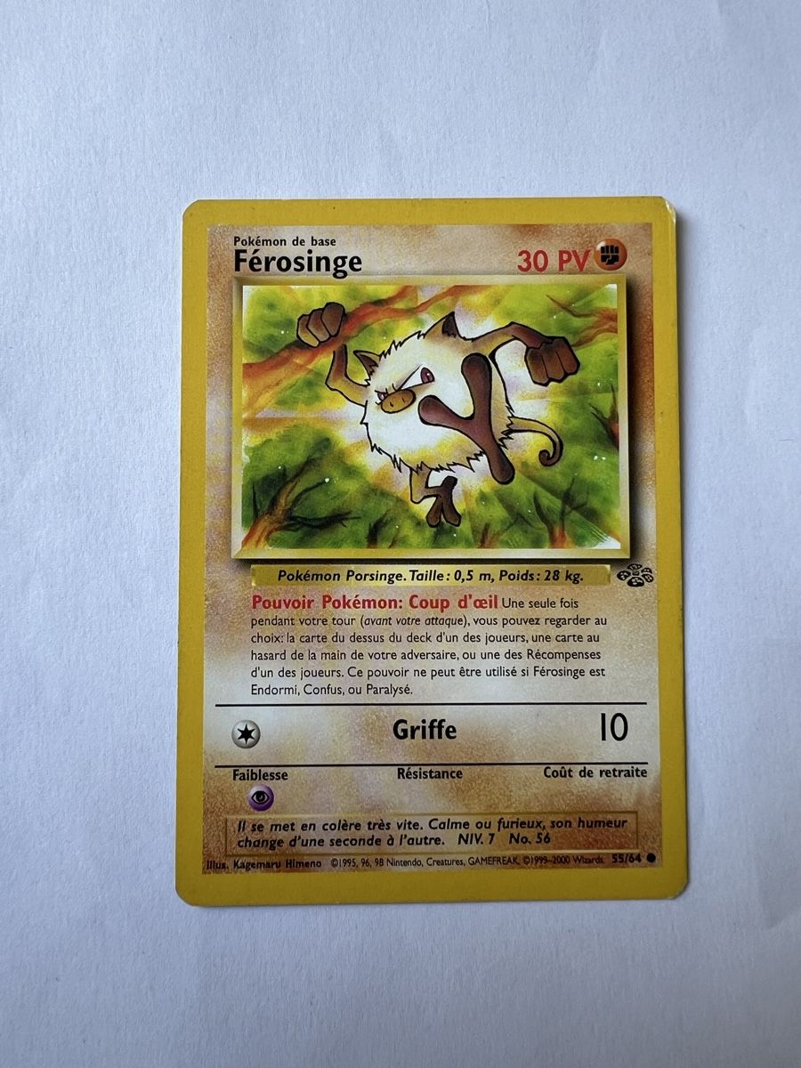 Pokémon Cartes à collectionner: Pokemonkarte Férosinge – D'occasion à Willisau par Neiro77