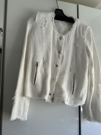 IRO Paris Jacke, Gr. M, Neu!Bouclé-Stil,
