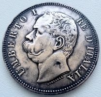 Italien 10 Centesimi 1893 Umberto I – schöne Patina