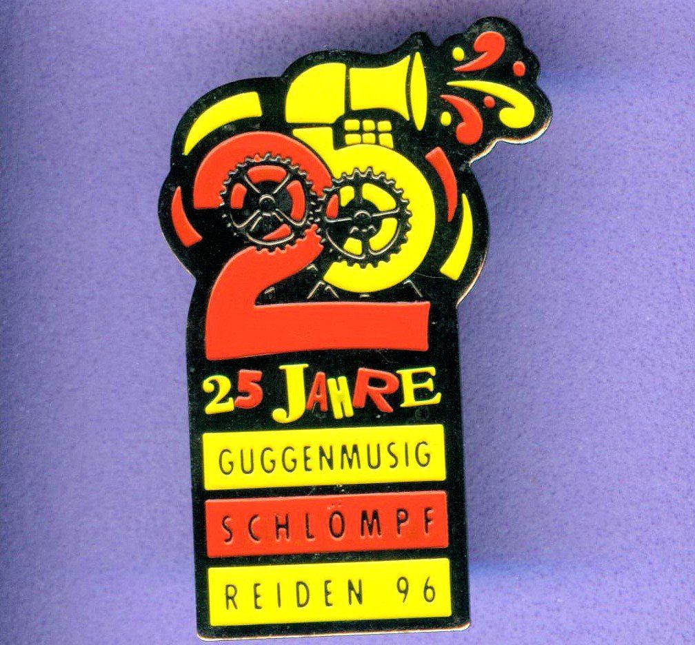 Placchette & Badge: Guggemusig SCHLOMPF  Reiden '96 – Usato da Winterthur venduto da Sammleroase