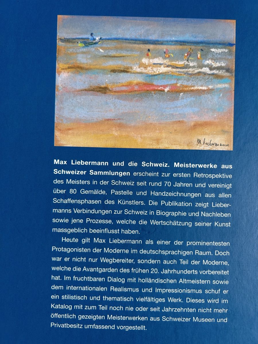 Bücher: Max Liebermann und die Schweiz - Hirmer – Gebraucht aus Zürich von Coffeetable88 5