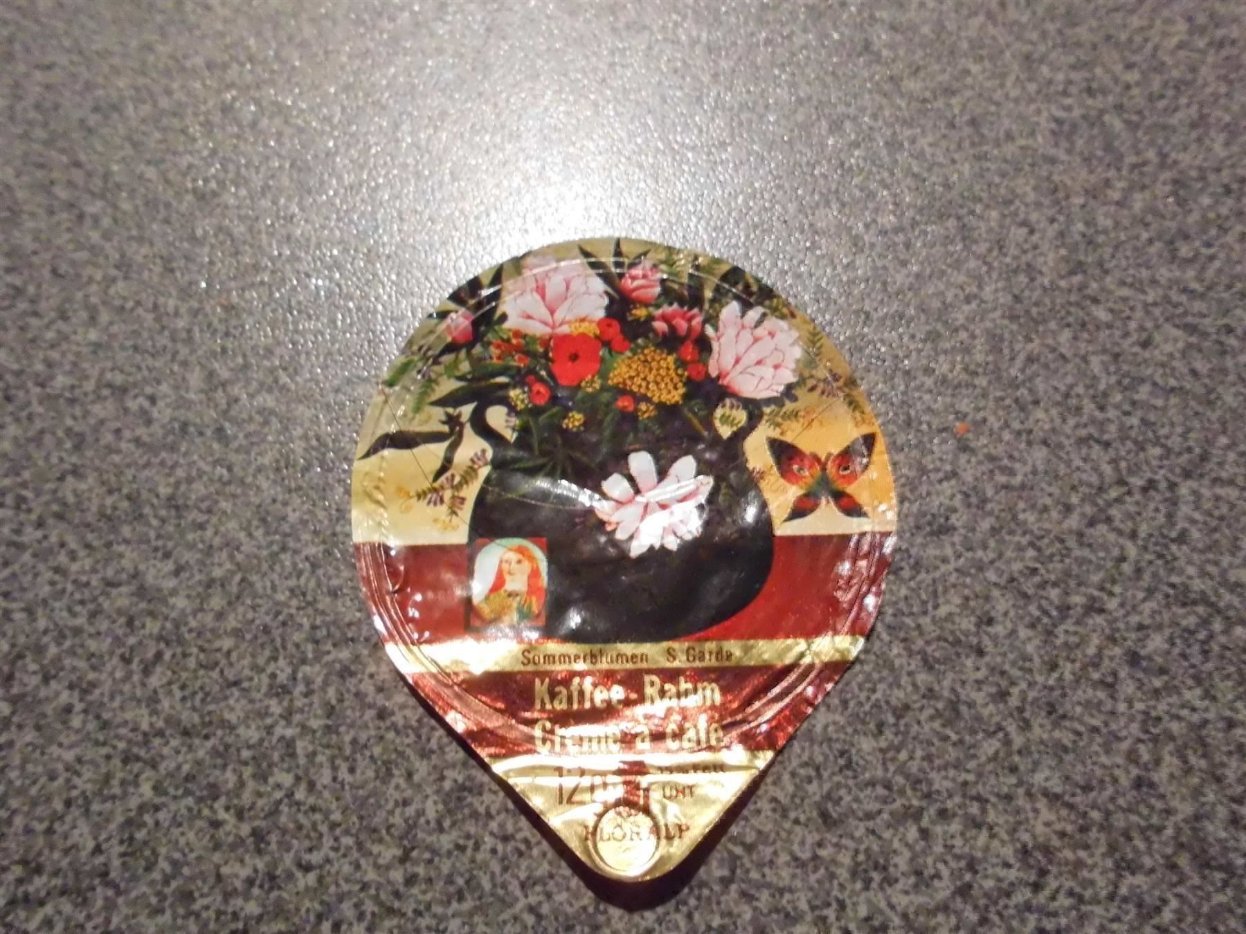 Kaffeerahmdeckel: Kaffeerahmdeckeli Serie Sonnenblume S. G – Gebraucht aus Zürich von Motzkuh