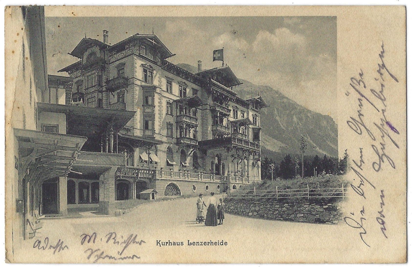 Ansichtskarten: Kurhaus  Lenzerheide – Gebraucht aus Bütschwil von Jackson1A
