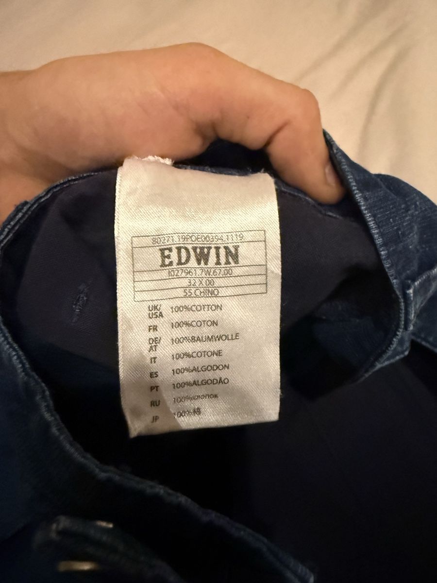 Edwin Pantalons: Pantalons EDWIN 32x32 indigo 100% coton – D'occasion à Yverdon-les-Bains par Le_Joss 6