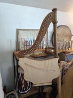 Harpe thérapeutique à cordes métalliques (santoor) + pied 