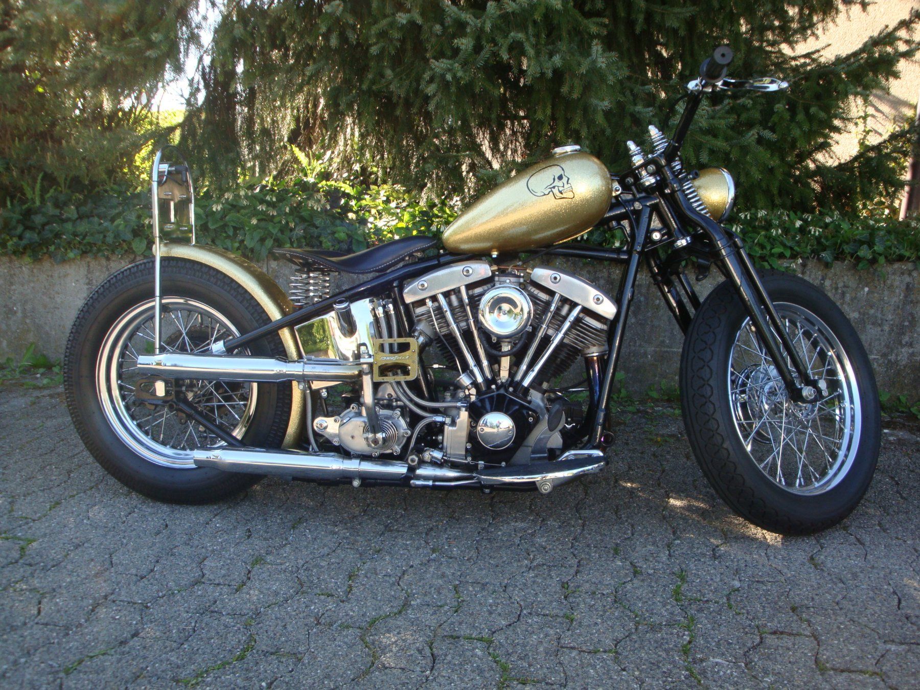 Harley-Davidson Chopper: HARLEY DAVIDSON Panhead 1955 – Usato da Rüti ZH venduto da Ame8