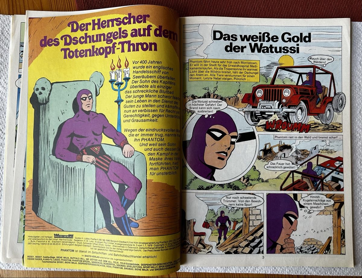Fumetti: Phantom spezial, Sammelband 3 Hefte, 1979 – Usato da Lengnau BE venduto da AgriOttu 4