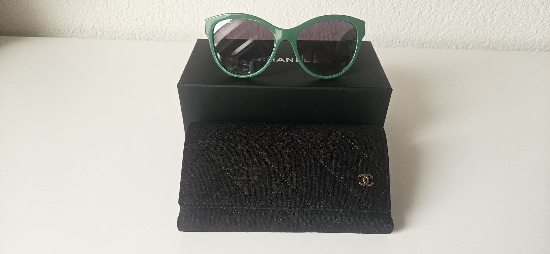 Chanel Brillen & Gläser: Sonnenbrille CHANEL  Damen Grün – Neu und originalverpackt aus Subingen von BlueAngel25