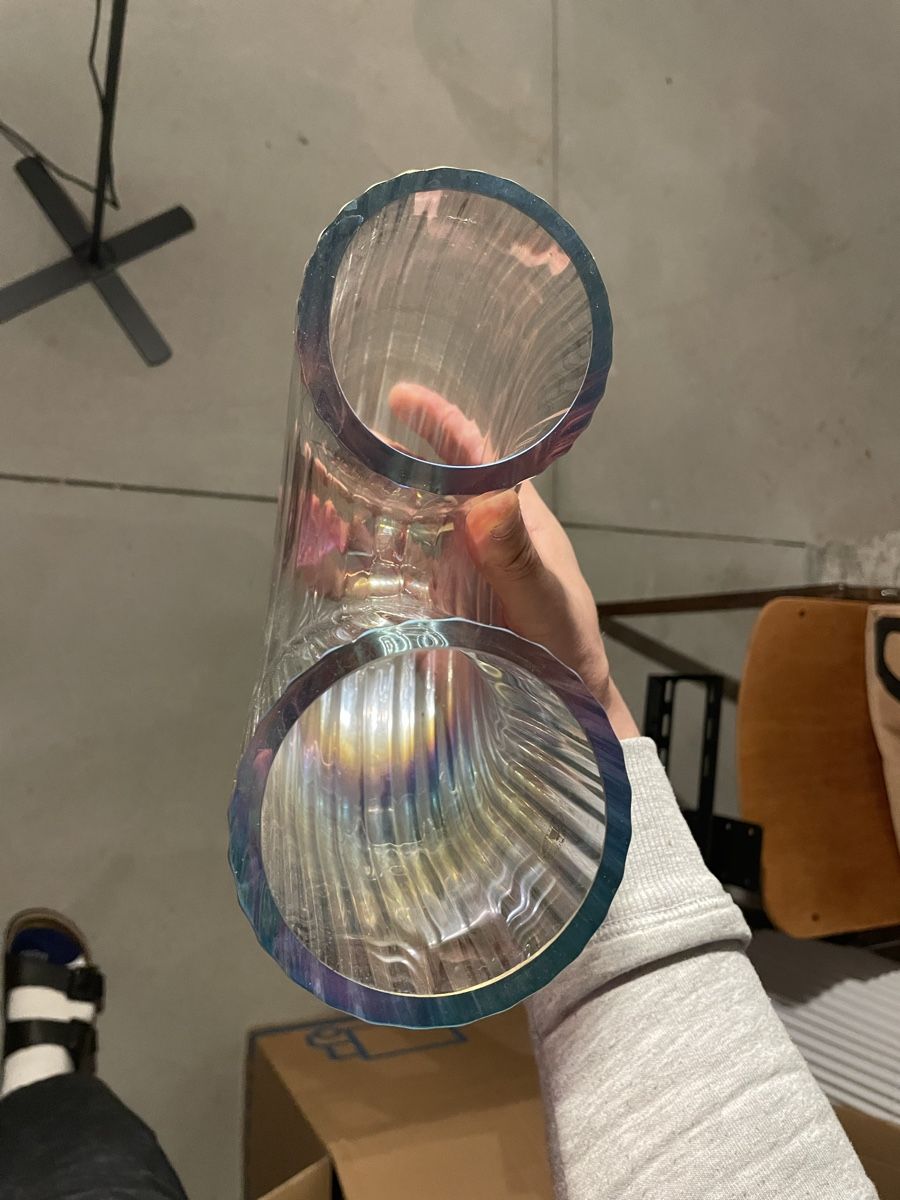 Ikea Vasi & Recipienti: IKEA Glas Vase RÄFFELBJÖRK perlmutt – Usato da Zürich venduto da Pippiviktualia 1