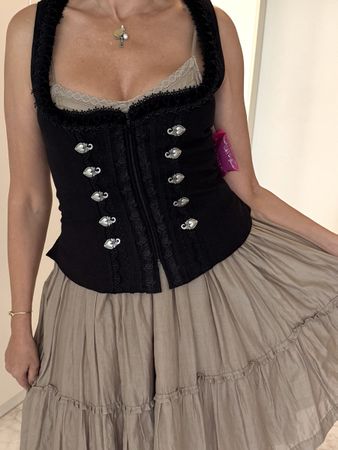 Trachtenweste Krüger schwarz Grösse 40 neu mit Etikett