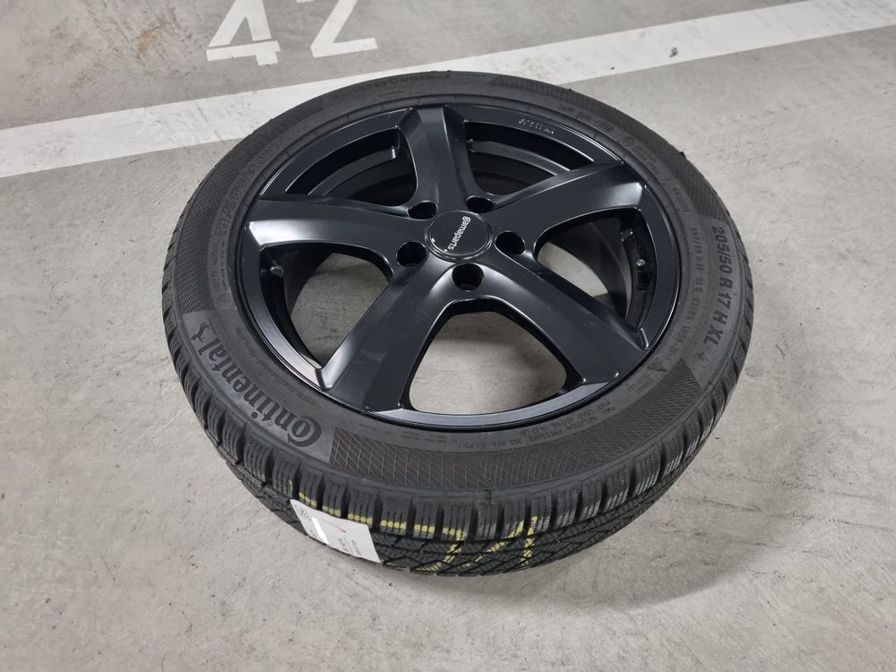 4 neuwertige Kompletträder 205/50 R17 93H (VW Golf 7) | Kaufen auf Ricardo