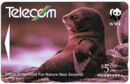 Telefonkarte Neuseeland NZ-G-62 Seehund