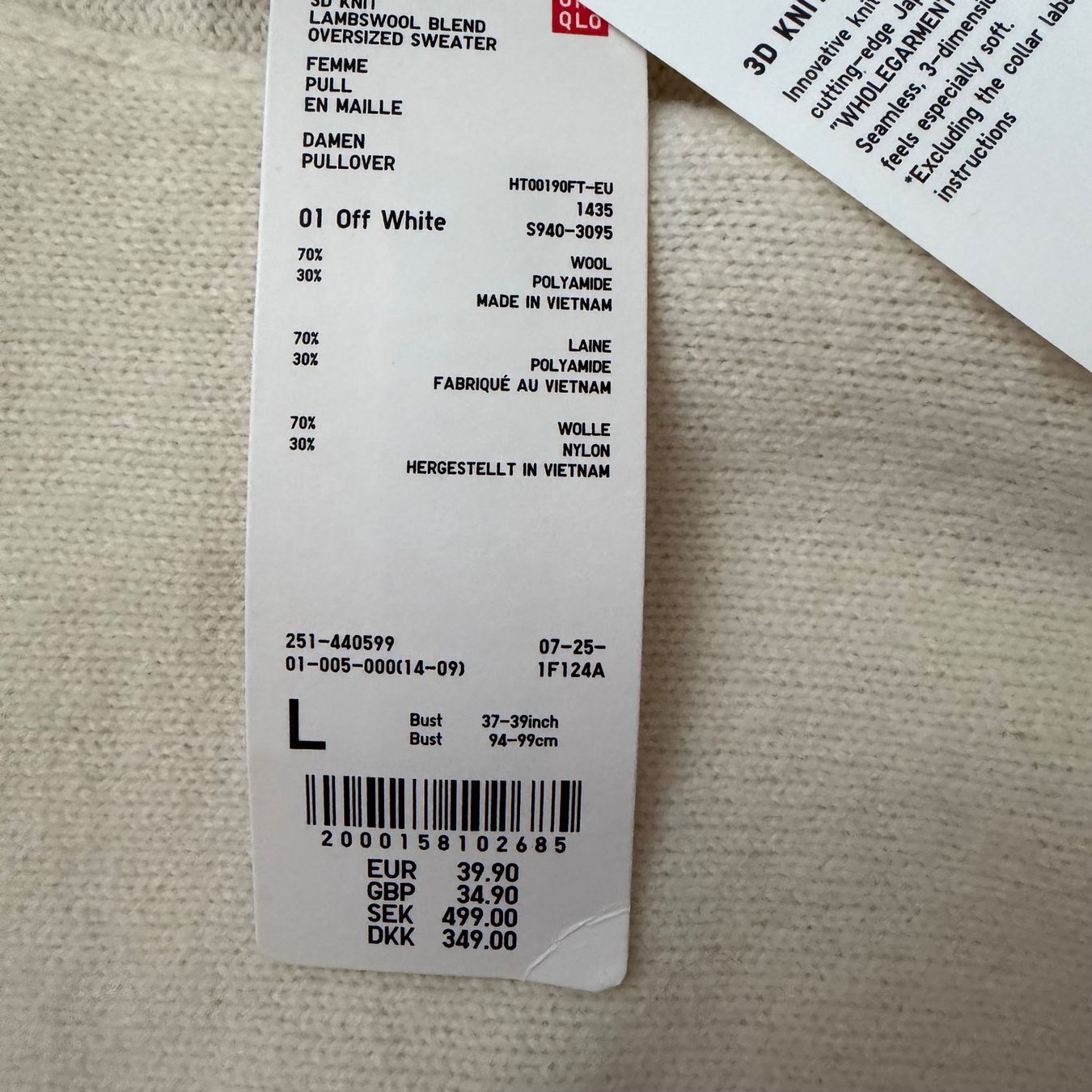 Uniqlo Maglioni & Felpe: neuer UNIQLO Pullover 🤍 – Nuovo e nell'imballaggio originale da Zürich venduto da ClosetQueen 8