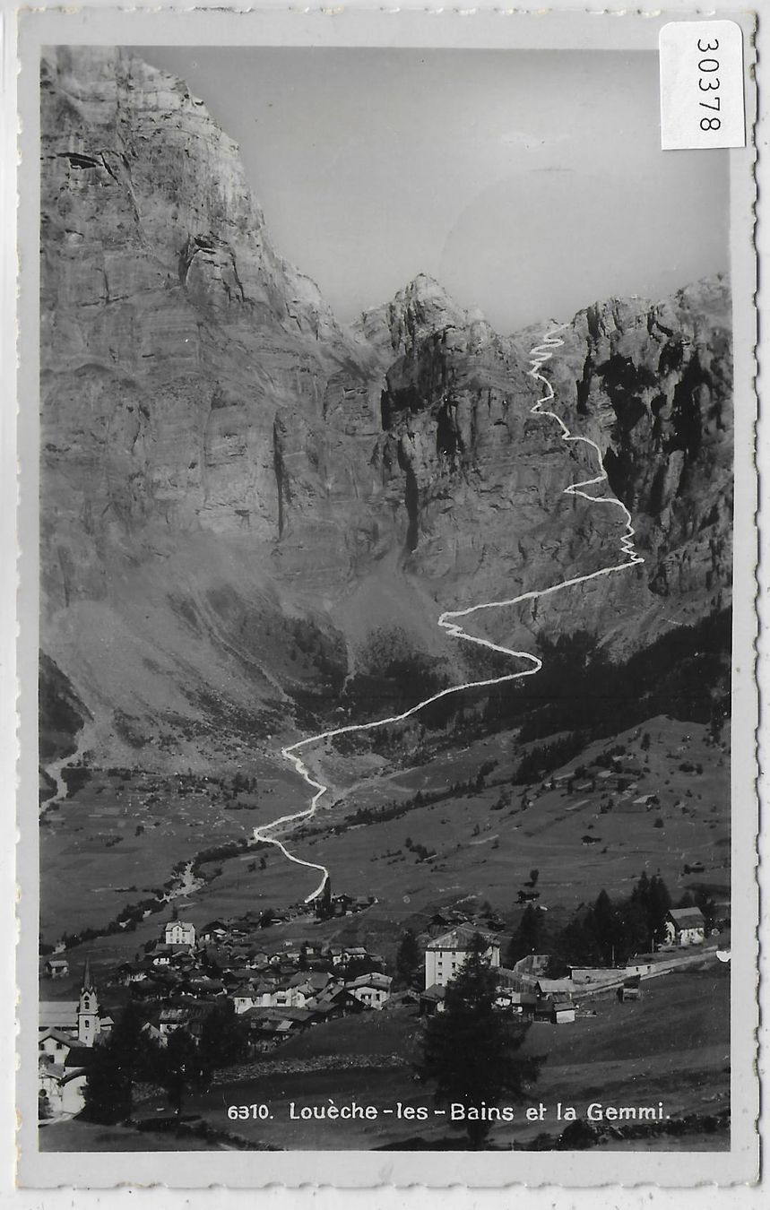 Cartoline postali: Loueche-lesBains et la Gemmi – Usato da Ettingen venduto da Kartenplanet