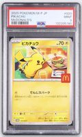 PSA 9 Pikachu 020/M-P Pokemon Japanese McDonald's Promo