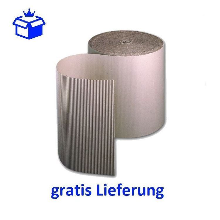 Bright Ideas Wellbordüre Rolle 57mm X 7,5m - Weiße Wellpapp-Bordüre