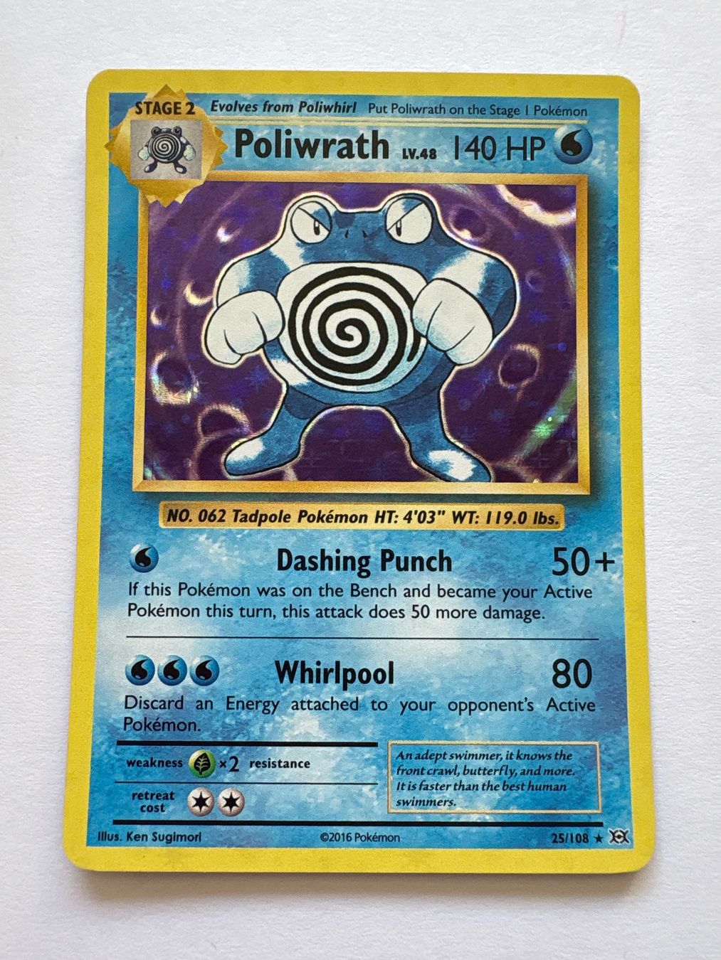 Pokémon Carte collezionabili: Pokémon- Poliwrath EN – Nuovo (secondo la descrizione) da hondrich venduto da Pokemon-Thiemo