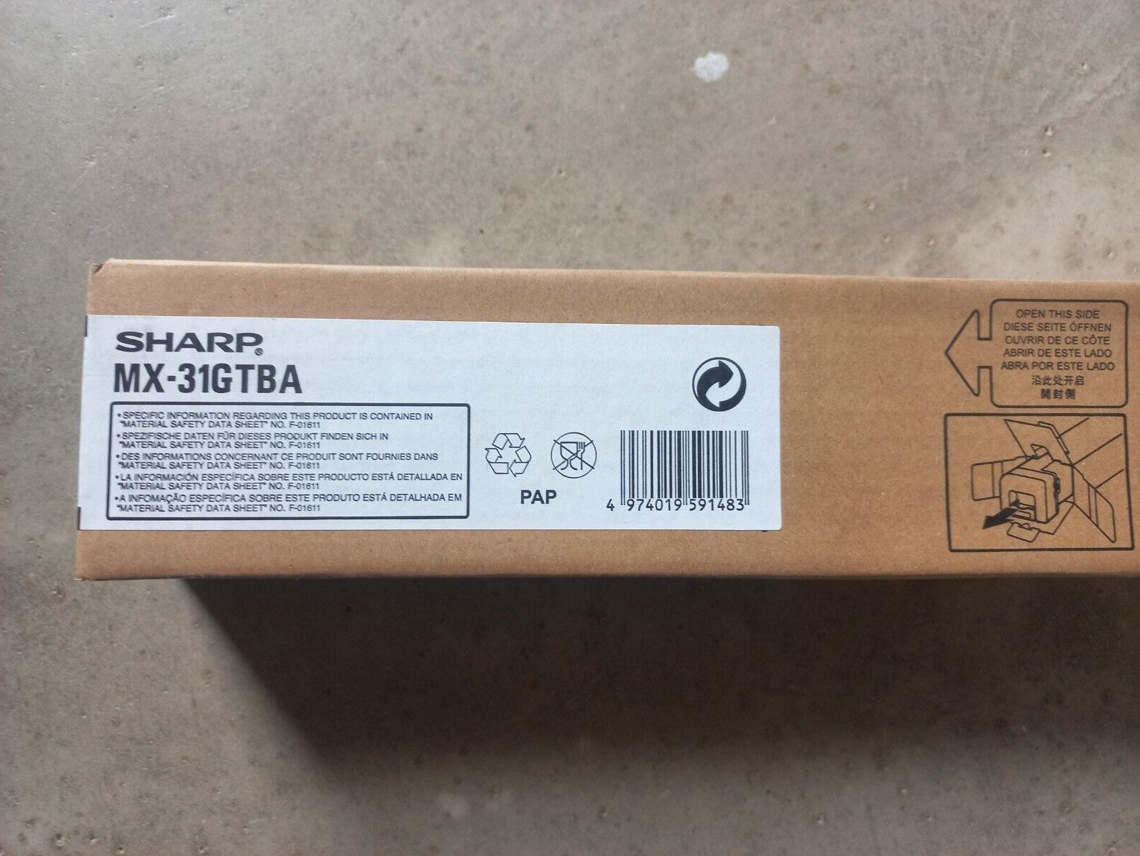 Sharp Cartucce per stampanti & toner: Sharp MX-2600, MX-4100, MX-5100 black Toner, MX-31GTBA – Nuovo e nell'imballaggio originale da Glattbrugg venduto da copytron