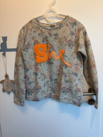 Pull Zara fleuri « She » – Taille 164