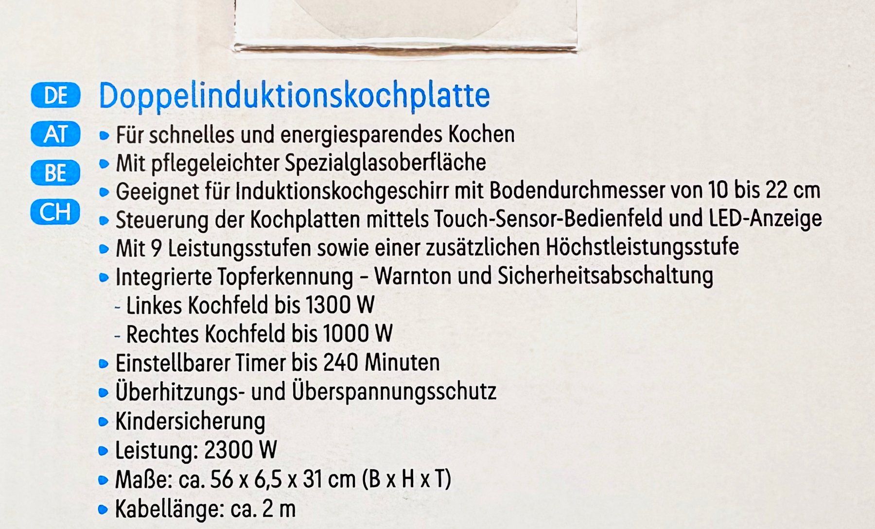 Elettrodomestici da cucina: Doppelinduktionskochplatte – Usato da Mörschwil venduto da Ferrari-V8 4