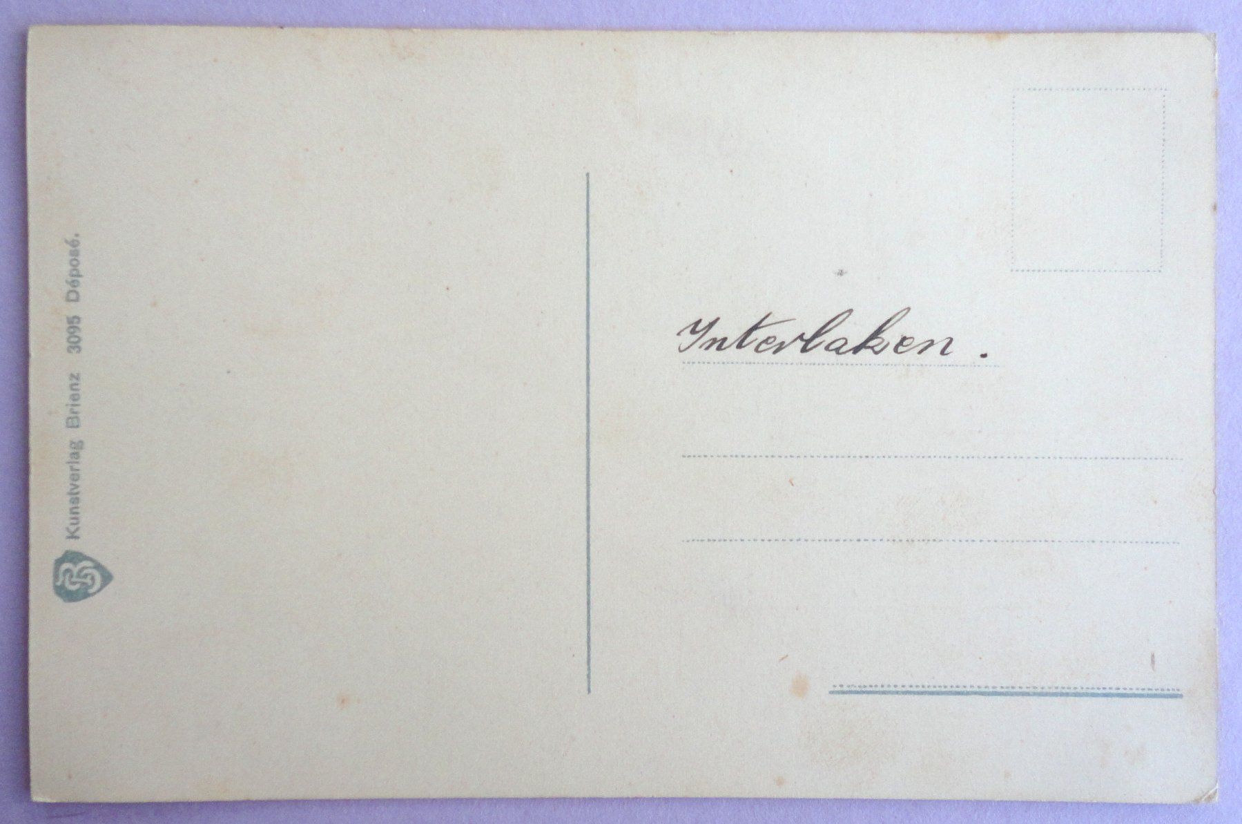 Cartoline postali: Interlaken, Schiffsankunft, Blick auf Heimwehfluh – Usato da Fétigny venduto da Billy2miny 1