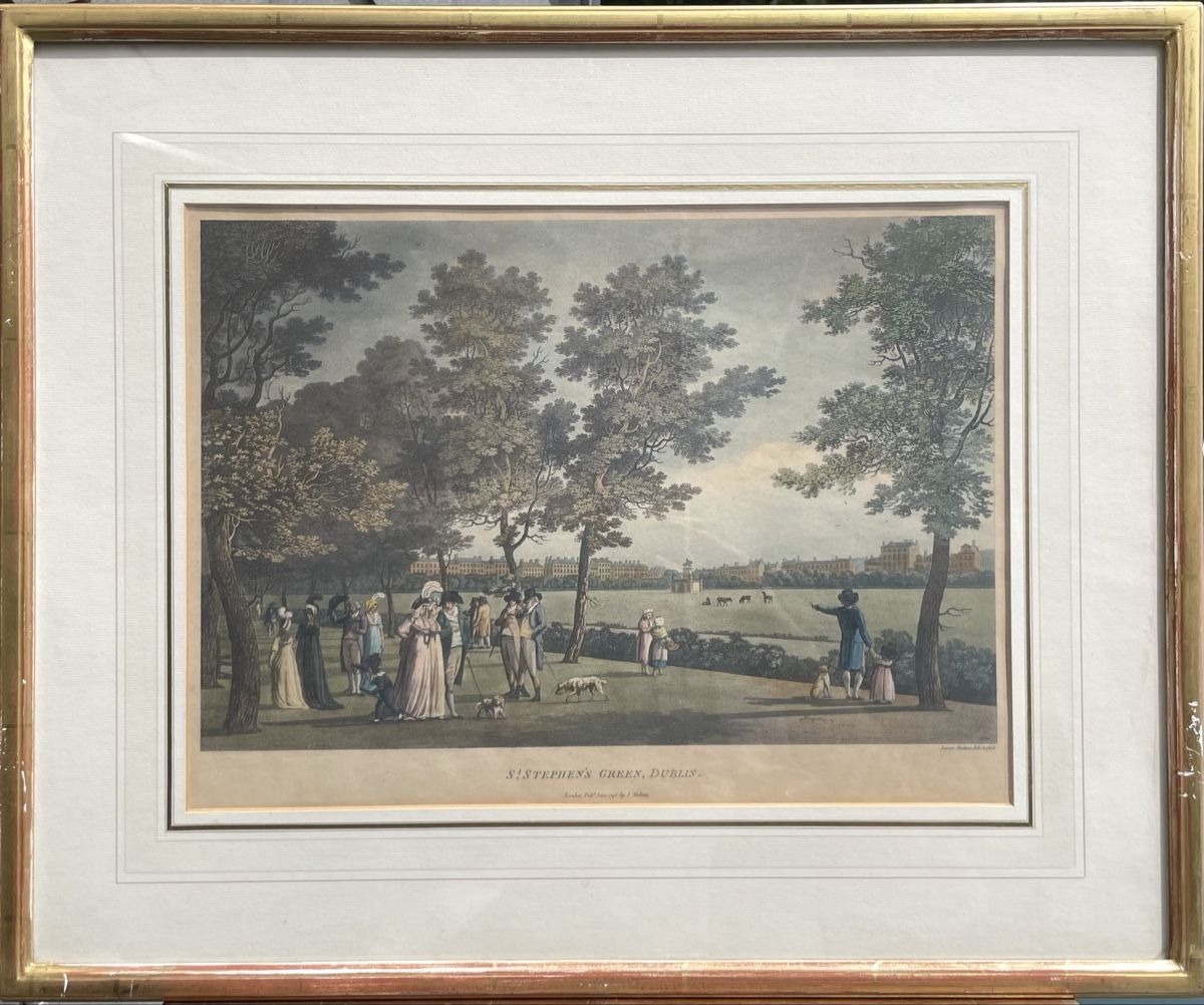 Incisioni: J. Malton 4 vues de Dublin 1799 – Usato da Biel/Bienne venduto da Galaq 2