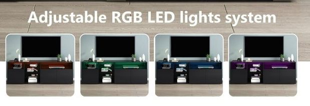 Mobili TV: TV board with lights – Usato da Zürich venduto da Yuece 1