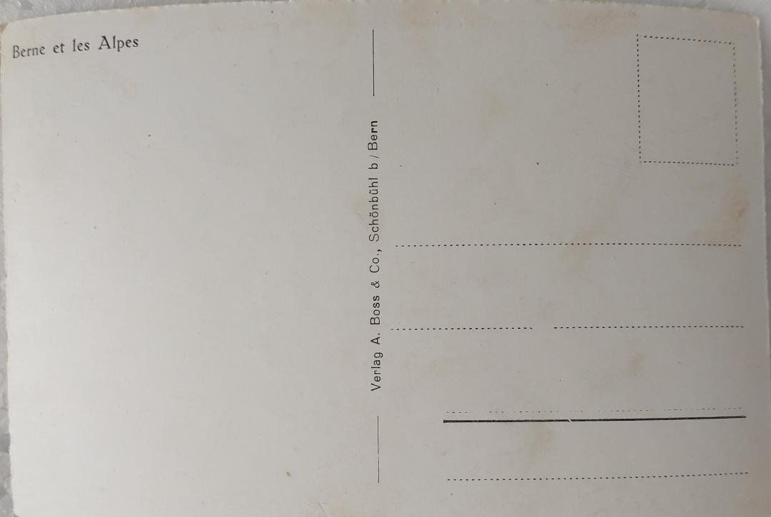 Cartoline postali: BERN   und die Alpen – Usato da Delémont venduto da Domdom1 1