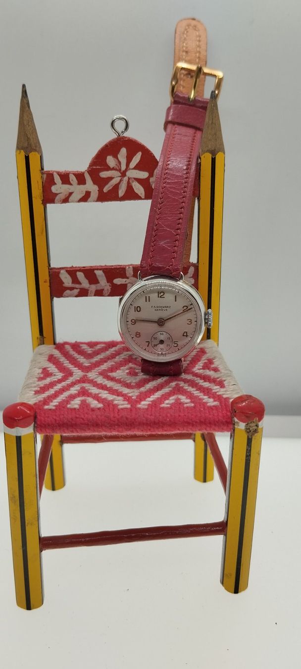 Orologi: Montre en argent Schwartz Genève – Usato da La Chaux-de-Fonds venduto da jac_9llg 1