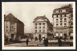 Lausanne, Place St. Francois et les Banq