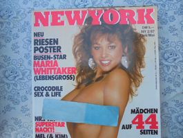 Sex Magazin NEW YORK Deutsch 1987 mit Maria Whittaker