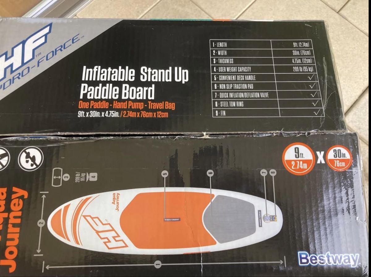 Gommoni, kayak & canoe: SUP Hydro Force 274 cm – Nuovo (secondo la descrizione) da Riehen venduto da vel_8xqm 2