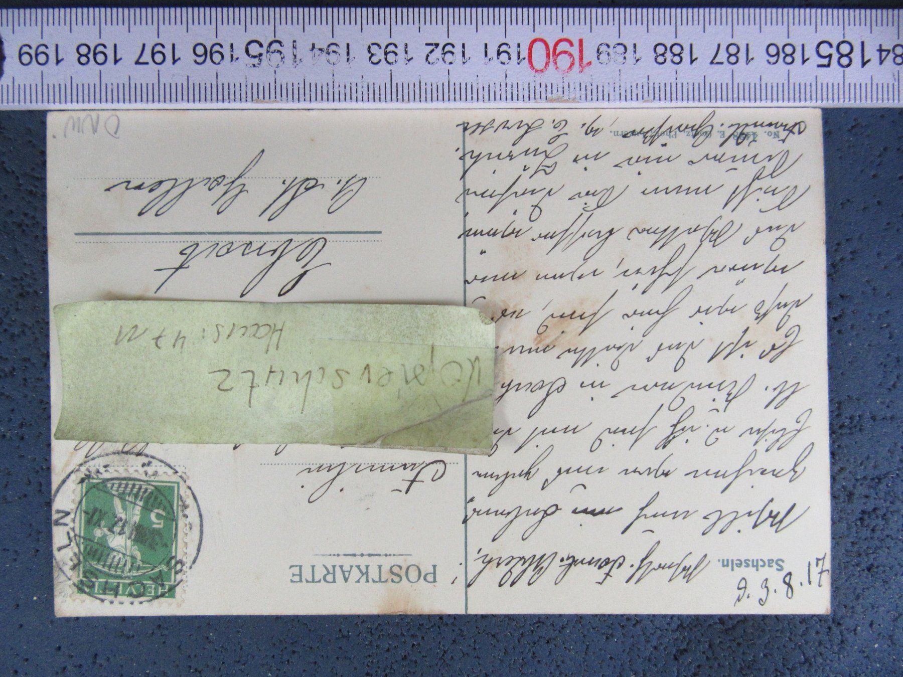 Cartoline postali: SACHSELN ONW AK 1917 – Usato da Ettingen venduto da Hausi4711 1