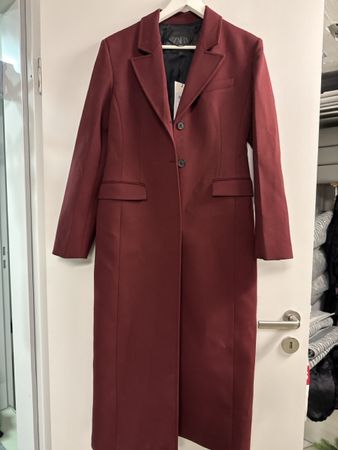 ZARA Damenmantel Bordeaux