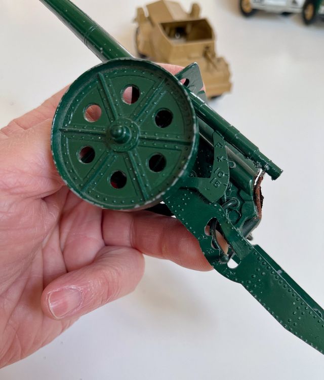 Britains Jouets: BRITAINS Nr. 1264 Naval Gun WW1 Kanone Metall – D'occasion à Zürich par StuffatZH8 3