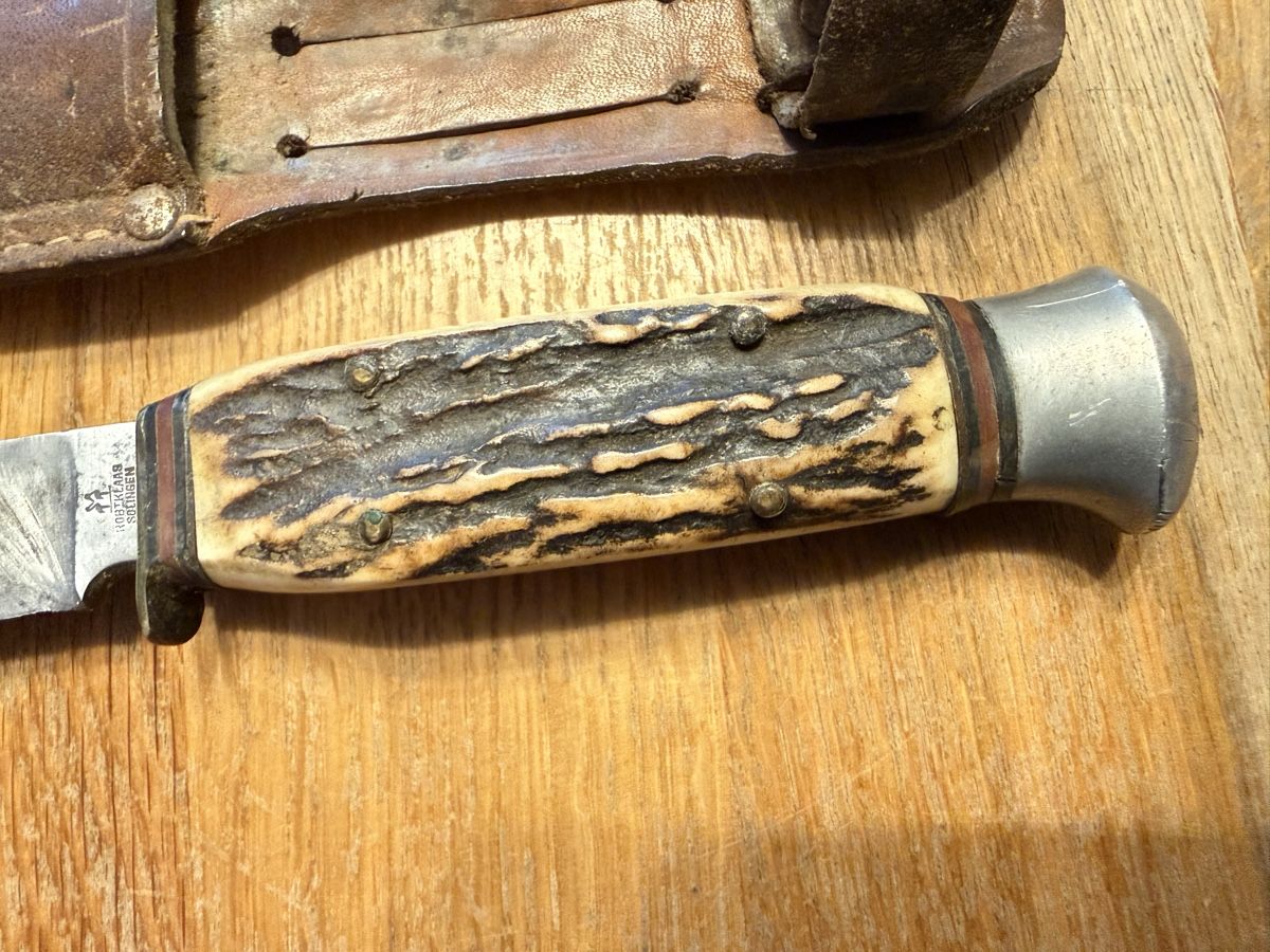 Solingen Zubehör: Jagdmesser Robert Klaas Solingen Antikes Messer – Gebraucht aus Goldach von Messerguru 1
