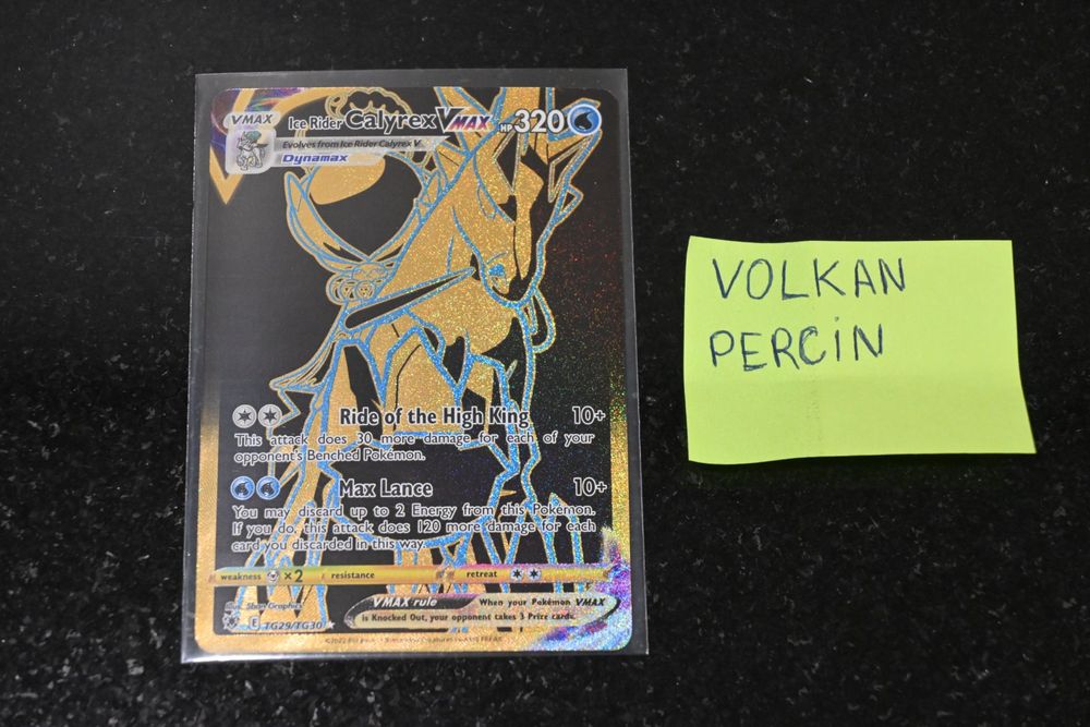 Ice Rider Calyrex VMAX - TG29/TG30 - Pokemon enkeltkort fra SWSH Astral Radiance