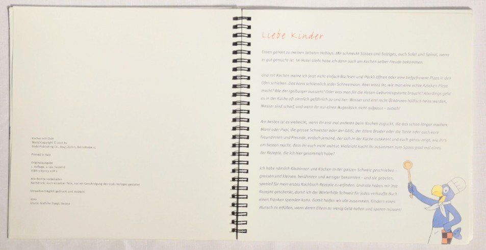 Bücher: Kochen mit GLOBI 1. Auflage – Neu (gemäss Beschreibung) aus Wängi von ABIZONE-86 1
