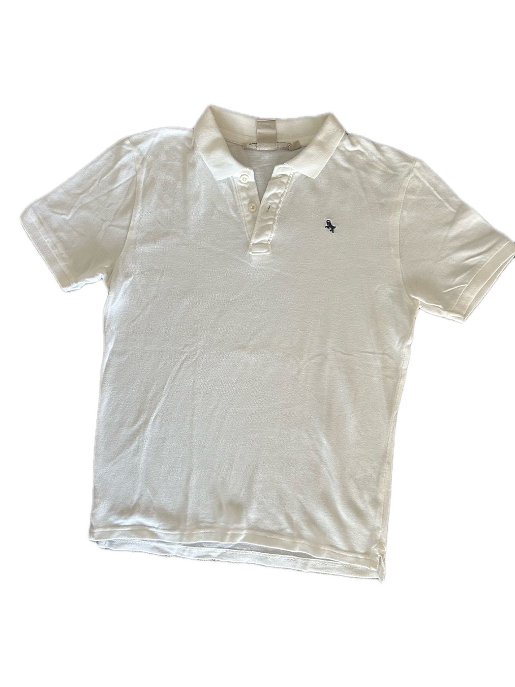 Magliette Polo: Weisses Poloshirt – Usato da Jona venduto da c.ba35392