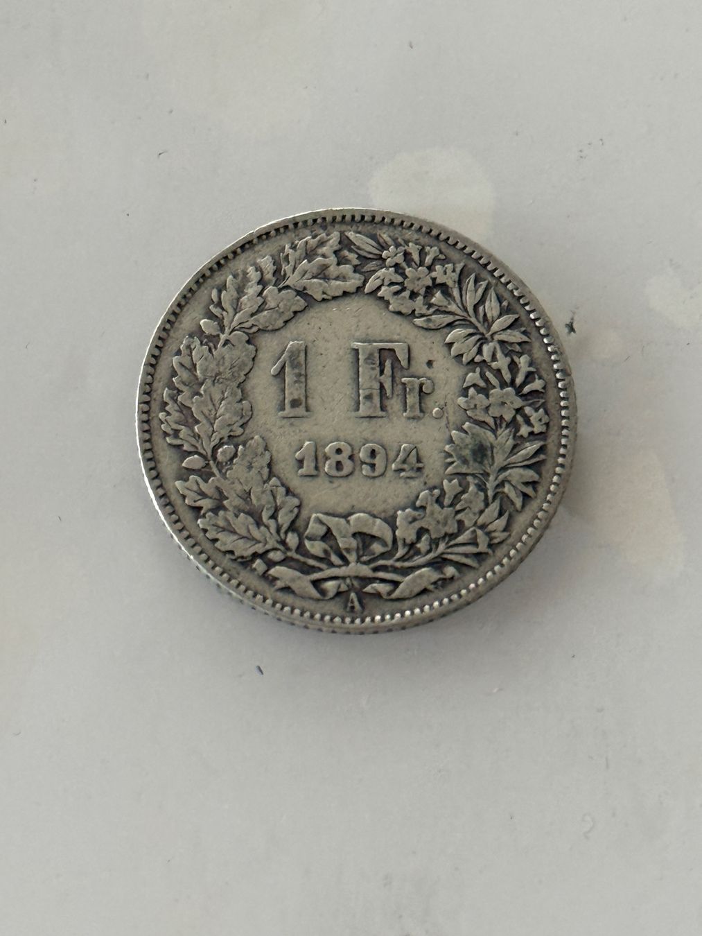 Tutti le monete: 1 Franken 1894  Rar – Usato da Wallisellen venduto da SWISS_SILVER1