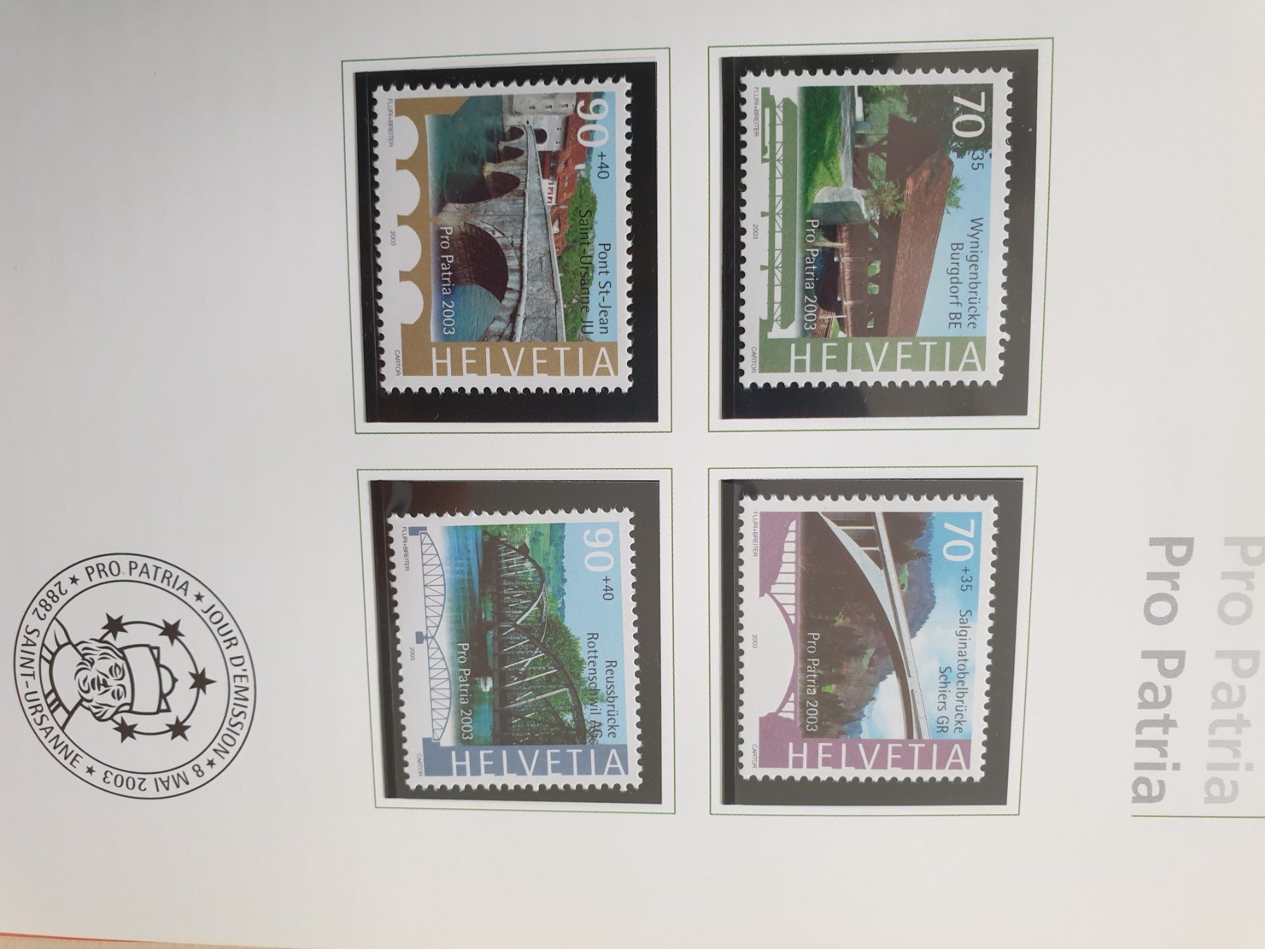 Tutti i francobolli: La collection suisse 2003 postfrisch Top – Nuovo (secondo la descrizione) da Frauenfeld venduto da Kasico 4