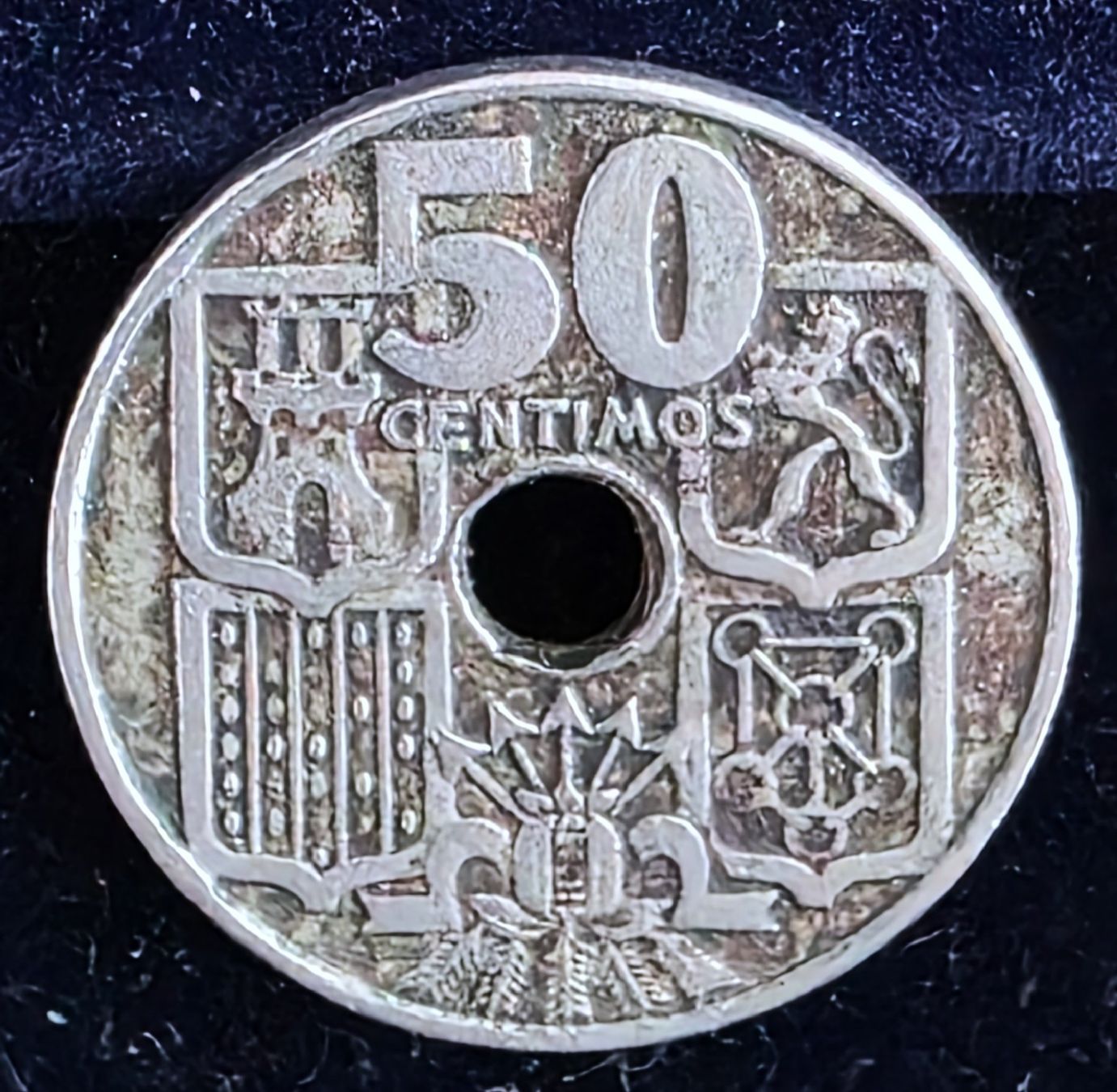 Toutes les monnaies: SPANIEN 50 CENTIMOS 1952 – D'occasion à winterthur par CoinPassion 1