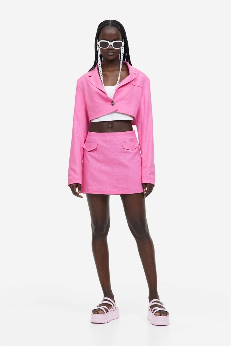 H&M Gonne: Pink Mini Skirt from H&M Divided - Summer Essential! – Usato da Wallisellen venduto da res_7kd9